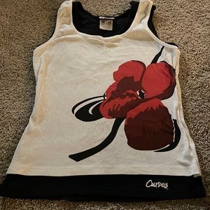Curves exercise shirt
